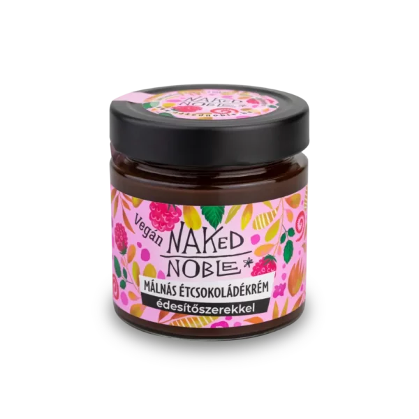 Naked Noble Málnás Étcsokoládékrém édesítőszerekkel 200 g